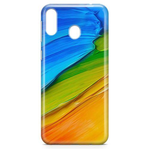 Samsung Galaxy M20 Kılıf Tempere Arka Kapak Koruma Desenli Full Koruyucu