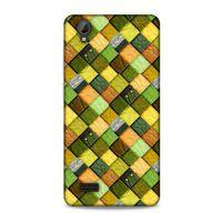 Vestel Venüs V5 Kılıf Patchwork (49) Ultra Silikon Kılıf Sarı Yeşil