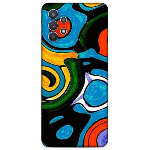 Lopard Samsung Galaxy A32 Uyumlu Kılıf Soyut Sanat (24) Desenli Darbe Emici Kılıf