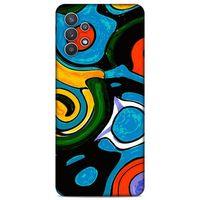 Lopard Samsung Galaxy A32 Uyumlu Kılıf Soyut Sanat (24) Desenli Darbe Emici Kılıf