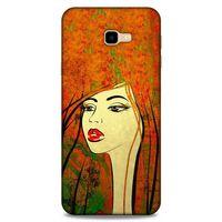 Lopard Samsung Galaxy J4 Plus Uyumlu Kılıf Sürreal Yüzler ♀ (30) Silicone Case Desenli