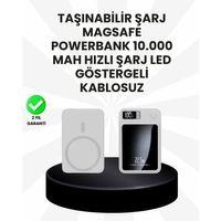 5000mah / 10000mah Kapasiteli Manyetik Usb-c Ve Kablosuz Powerbank