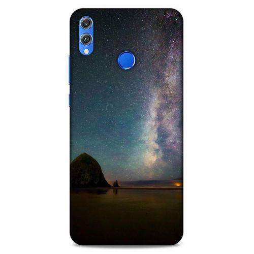 Lopard Huawei Honor 8x Uyumlu Kılıf Gece'S (20) Koruyucu Kılıf Siyah Yeşil