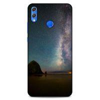 Lopard Huawei Honor 8x Uyumlu Kılıf Gece'S (20) Koruyucu Kılıf Siyah Yeşil
