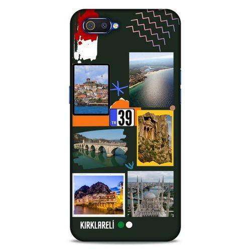 Lopard Oppo Realme C2 Uyumlu Kılıf Şehirli ※ (39) Kırklareli Liquid Crystal Kılıf