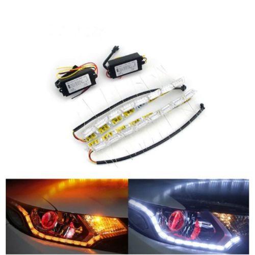 Gündüz Ledi Kayar Sinyalli Beyaz-Turuncu / Laam538-2