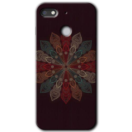 GM 8 Go Kılıf HD Desen Baskılı Arka Kapak - Mandala Flower Wal + Kırılmaz Cam