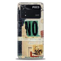 Xiaomi Poco M4 Pro 4G Kılıf HD Baskılı Kılıf - Risk + Tam Ekran Koruyucu