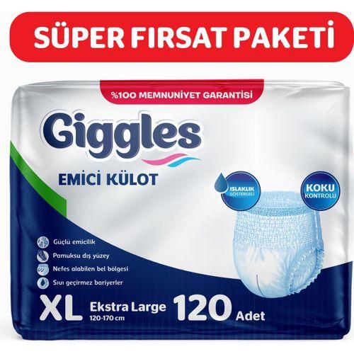 GİGGLES Emici Külot Ekstra Large 30'lu 4 Paket (120 Adet)