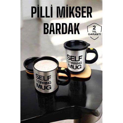 Mikser Kupa Yazılı Mug Bardak Karıştırma Özelliği