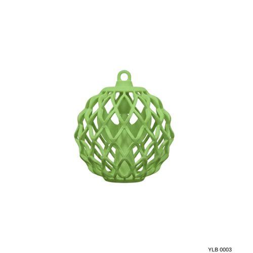 Yeşil Kafes Desenli Dekoratif Yilbasi Susu