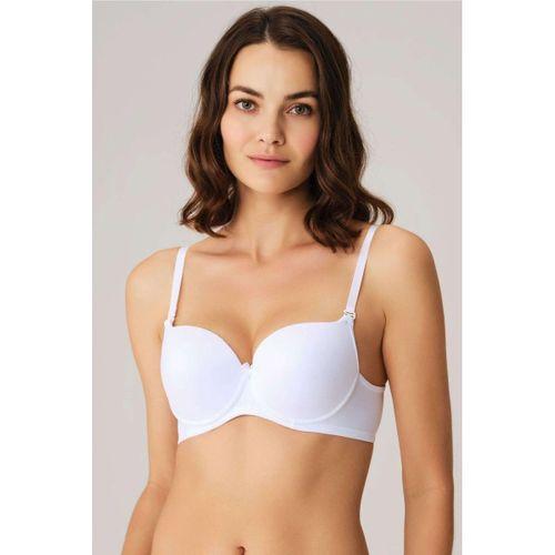 Anıl Balenli Desteksiz Dolgusuz Askıları Çıkabilen Günlük Klasik T-shirt Sütyeni