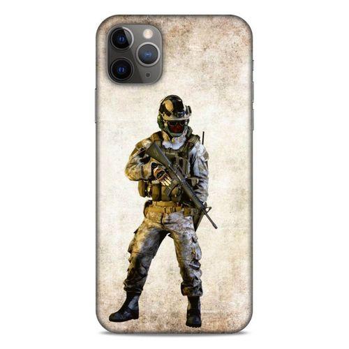 Lopard Apple Iphone 11 Pro Max Uyumlu Kılıf GameX (21) Koruyucu Kapak Soldier
