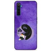Oppo Realme 6 Pro Kılıf Depresyon (41) Tank Kılıf Koyu Yeşil Pembe