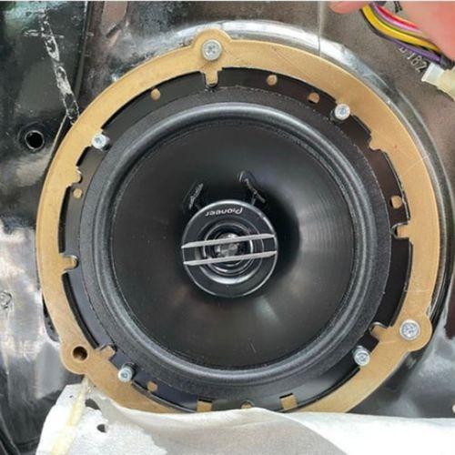 Fiat Grande Punto 199 Ön 17 cm Hoparlör adaptör halkası ABS Baskı 00026