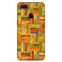 Lopard Oppo Ax7 Uyumlu Kılıf Wood'X (50) Shockproof Kılıf Desenli