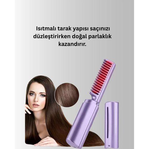 Usb Şarjlı Kablosuz Saç Düzleştirici – Seyahat Ve Günlük Kullanım