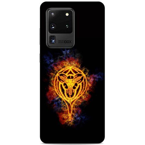 Lopard Samsung Galaxy S20 Ultra Uyumlu Kılıf FireX (18) Telefon Kılıfları Sarı siyah