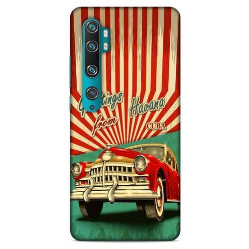 Retro (12) Desen Koruyucu Silikon Renkli Xiaomi Mi Note 10 Kılıf