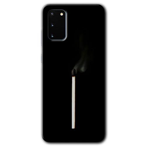 Samsung Galaxy S20 HD Baskılı Kılıf + 9D Tam Ekran Koruyucu - Sönmüş Kibrit