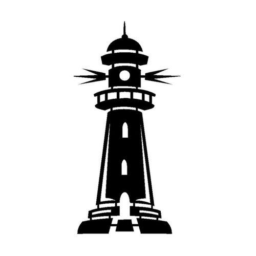 Deniz Feneri Oto Sticker 15 x 30 Cm Aracınıza Yeni Bir Tarz Katın