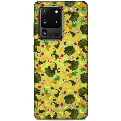 Frutix Rambutan 01 Samsung Galaxy S20 Ultra Kılıf Desenli Silikon