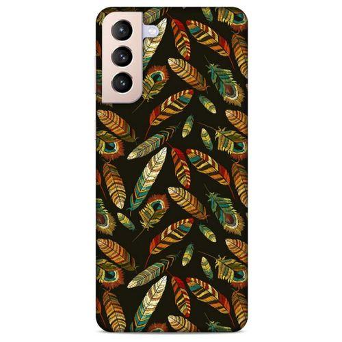 Lopard Samsung Galaxy S21 Plus Uyumlu Kılıf Tüyler (9) Kılıf