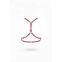 Kırmızı Kadın Kemer Deri Vücut Aksesuarı - Brf203