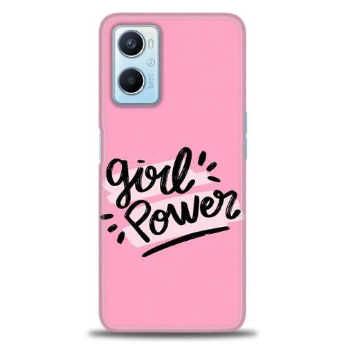 Oppo A96 4G Kılıf HD Baskılı Kılıf - Girll Power + Tam Ekran Koruyucu