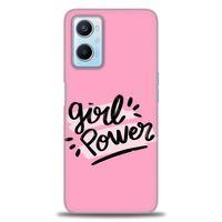 Oppo A96 4G Kılıf HD Baskılı Kılıf - Girll Power + Tam Ekran Koruyucu