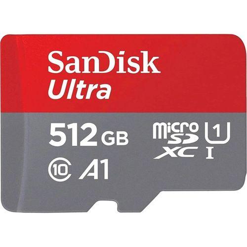 512GB SANDISK ULTRA UHS I MICROSD CARD 150MB/S SDSQUAC-512G-GN6MN