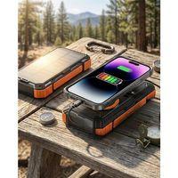 20000 Mah Powerbank Güneş Enerjili Kablosuz Şarj Hızlı Şarj Taşınabilir Batarya (kopya)