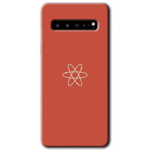 MRCİLETİSİM MRCİLETİSİM Samsung Galaxy S10 Plus Kılıf HD Desen Baskılı Arka Kapak + Temperli Cam - Atom