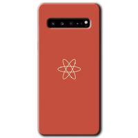 MRCİLETİSİM MRCİLETİSİM Samsung Galaxy S10 Plus Kılıf HD Desen Baskılı Arka Kapak + Temperli Cam - Atom