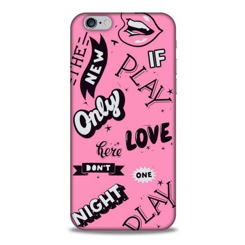 Apple Iphone 6 Uyumlu Kılıf Pembe Delisi (42) Rugged Armor Kılıf Tipografi