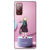 Samsung Galaxy S20 Fe Kılıf FunnyMaX (8) Baskılı Kılıf Pembe Mavi