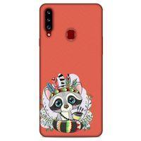 Animax Kızılderili Rakun Samsung Galaxy A20s Kılıf Desenli Silikon