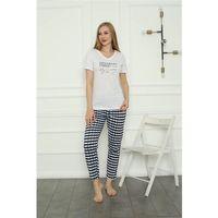Kadın Penye Pijama Takım Beyaz