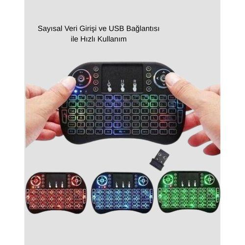 Işıklı Q Klavye – Entegre Touchpad, Ergonomik Tasarım Ve Türkçe Karakter Desteği