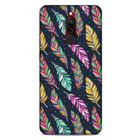 Xiaomi Redmi 8 Kılıf Desenli Özel Seri Tüyler (47) Crystal Flex Kılıf