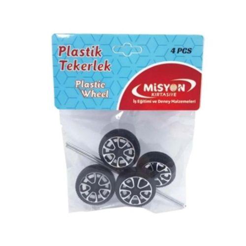Misyon Plastik Maket Tekerlek Seti 4Lü - 2 paket