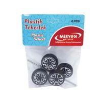 Misyon Plastik Maket Tekerlek Seti 4Lü - 2 paket