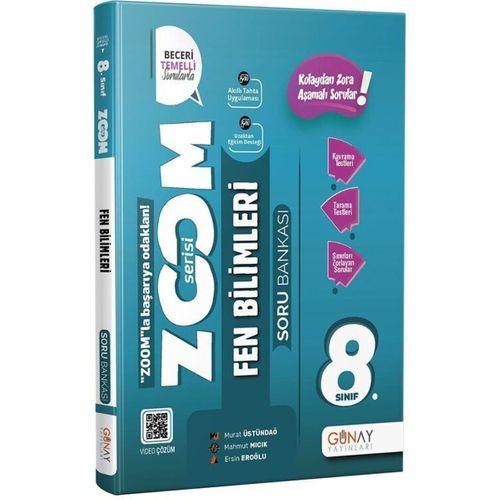 8. Sınıf Fen Bilimleri Zoom Soru Bankası Günay Yayınları