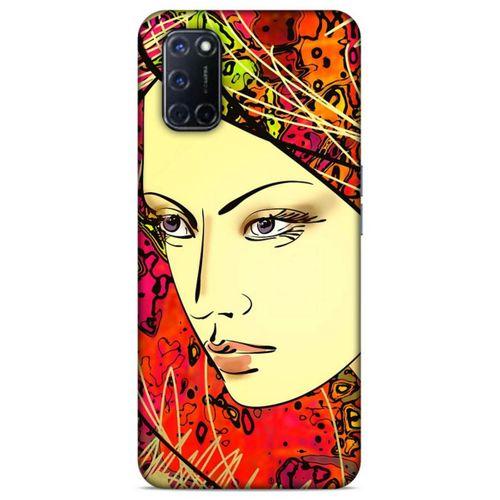 Lopard Oppo A92 Uyumlu Kılıf Sürreal Yüzler ♀ (31) TPU Kılıf Baskılı