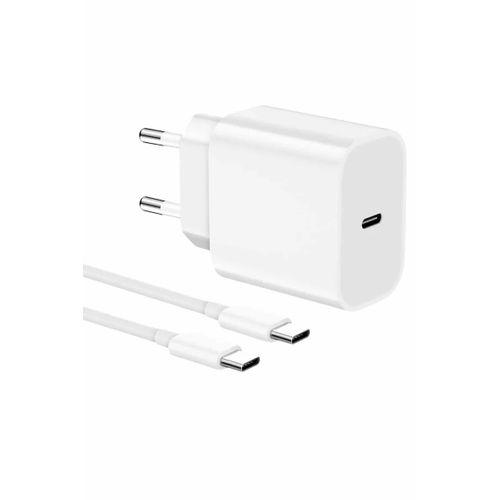 15/pro/pro Max 20w İos Uyumlu Hızlı Şarj Aleti Adaptörlü Beyaz