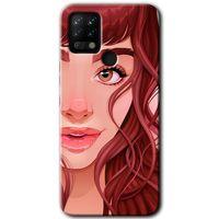 Tecno Pova Kılıf HD Desen Baskılı Arka Kapak - Kızıl Kız