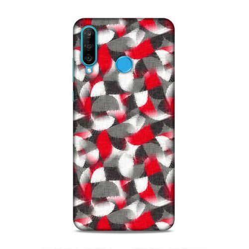 Huawei P30 Lite Uyumlu Kılıf Romans (38) Neo Hybrid Kılıf Kırmızı Gri