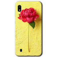 Samsung Galaxy A10 HD Baskılı Kılıf + 9D Tam Ekran Koruyucu - Kırmızı Gül