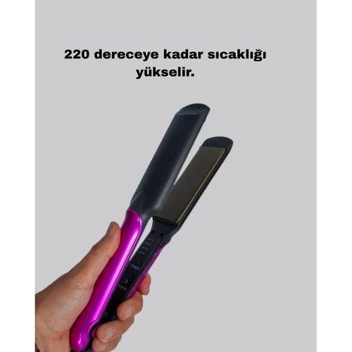 Seramik Plakalı Saç Düzleştirici – Plaka Kilitli Ve Elektriklenme Önleyici