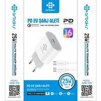 PD 25W iphone 16 Serisi Şarj Aleti Arbaks ARB-013T